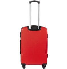 Didelis lagaminas Wings, L, raudonas kaina ir informacija | Lagaminai, kelioniniai krepšiai | pigu.lt