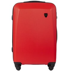 Didelis lagaminas Wings, L, raudonas kaina ir informacija | Lagaminai, kelioniniai krepšiai | pigu.lt