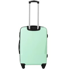Mažas lagaminas Wings, S, žalias kaina ir informacija | Lagaminai, kelioniniai krepšiai | pigu.lt