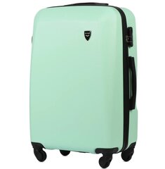 Mažas lagaminas Wings, S, žalias kaina ir informacija | Lagaminai, kelioniniai krepšiai | pigu.lt