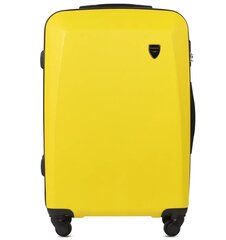 Mažas lagaminas Wings, S, geltonas цена и информация | Чемоданы, дорожные сумки | pigu.lt