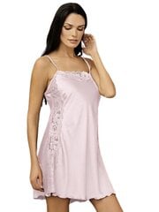 Атласная сорочка для женщин Lega SN02, розовый цена и информация | Женские пижамы, ночнушки | pigu.lt