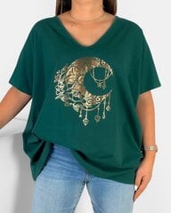 Блузка женская Merry Rose, зеленая цена и информация | Женские блузки, рубашки | pigu.lt
