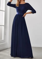 Suknelė moterims EverPretty, mėlyna kaina ir informacija | Suknelės | pigu.lt