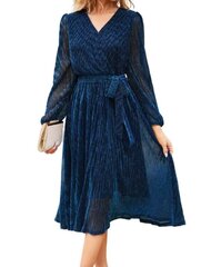 Женское платье Grace Karin, голубое цена и информация | Платья | pigu.lt