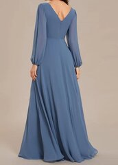 Длинное женское платье EverPretty, синее цена и информация | Платья | pigu.lt