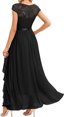 Длинное женское платье GardenWed, черное цена и информация | Платья | pigu.lt