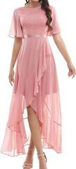 Длинное женское платье GardenWed, розовое цена и информация | Платья | pigu.lt
