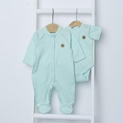 Komplektas kūdikiams Vilaurita, žalias цена и информация | Комплекты одежды для новорожденных | pigu.lt