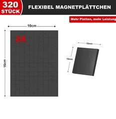 Магниты Thaibear, 10 x 10 мм, 320 шт. цена и информация | Kanceliarinės prekės | pigu.lt