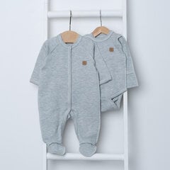 Komplektas kūdikiams Vilaurita, pilkas цена и информация | Комплекты одежды для новорожденных | pigu.lt