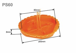 Dangtelis, montavimo dangtelis, skirtas 60 "Simet" dėžių kaina ir informacija | Elektros jungikliai, rozetės | pigu.lt