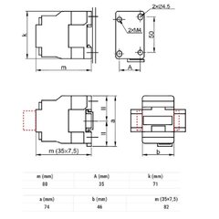 Контактор 9A 230V 3NO+1NO -TR1D0910 цена и информация | Системы безопасности, контроллеры | pigu.lt