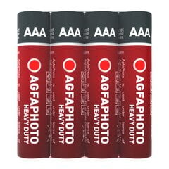 AgfaPhoto Elements Heavy Duty AAA 4 шт. цена и информация | Батарейки | pigu.lt