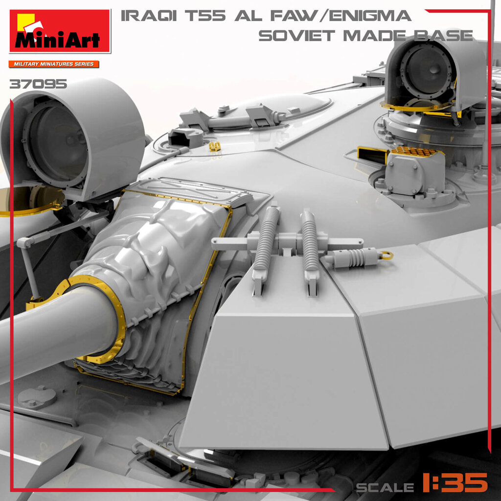 Klijuojamas modelis MiniArt 37095 Iraqi T-55 Al Faw Enigma 1/35 цена и информация | Klijuojami modeliai | pigu.lt