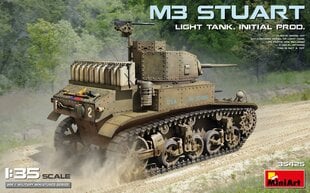 Klijuojamas modelis MiniArt 35425 M3 Stuart Light Tank Initial Production 1/35 kaina ir informacija | Klijuojami modeliai | pigu.lt