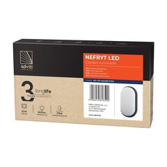 Плафон светодиодный NEFRYT LED 10W 4000K IP54 черный OR-OP-6110BLPM4 цена и информация | Уличные светильники | pigu.lt