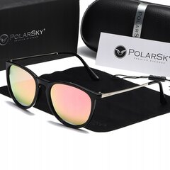 Ultravioletinių spindulių akiniai nuo saulės lengvi katės akių akiniai PolarSky цена и информация | Солнцезащитные очки для женщин | pigu.lt