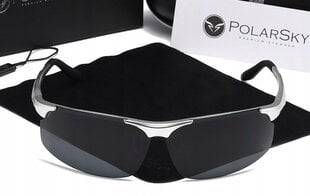 Akiniai nuo saulės PolarSky, juodi цена и информация | Спортивные очки | pigu.lt