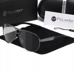 Akiniai nuo saulės poliarizuoti Fotochrom Aviator PolarSky цена и информация | Спортивные поляризованные солнцезащитные очки | pigu.lt