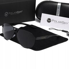 Poliarizuoti akiniai PolarSky Aviator Uv400 kaina ir informacija | Akiniai nuo saulės vyrams | pigu.lt