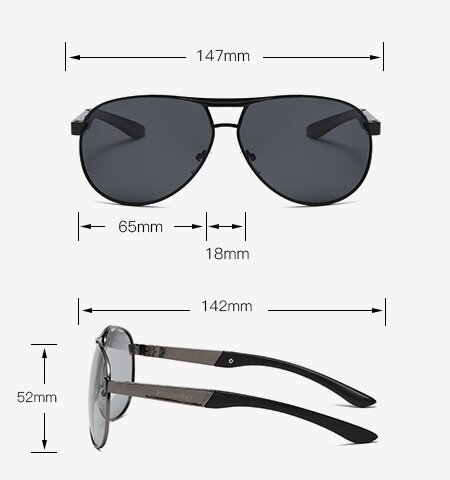 Poliarizuoti akiniai Uv400 Aviator PolarSky kaina ir informacija | Akiniai nuo saulės vyrams | pigu.lt