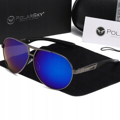 Poliarizuoti akiniai Uv400 Aviator PolarSky цена и информация | Солнцезащитные очки для мужчин | pigu.lt