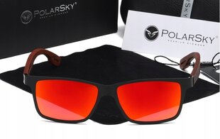 Akiniai nuo saulės PolarSky mediena цена и информация | Солнцезащитные очки для мужчин | pigu.lt