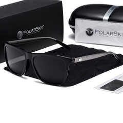 Akiniai nuo saulės aliuminiai Uv400 PolarSky pridedama цена и информация | Солнцезащитные очки для мужчин | pigu.lt