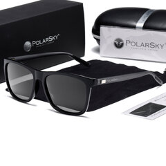 Akiniai nuo saulės aliuminiai Uv400 PolarSky fotochrominiai цена и информация | Солнцезащитные очки для мужчин | pigu.lt