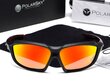 Sportiniai akiniai Premium Polarized PolarSky, juodi/orandžiniai kaina ir informacija | Sportiniai akiniai | pigu.lt