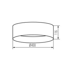 Плафон светодиодный RIFA LED 17,5W NW W/W цена и информация | Потолочные светильники | pigu.lt