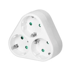 3x2P+Z skirstytuvas su jungikliu OR-AE-1378(GS) schuko kaina ir informacija | Elektros jungikliai, rozetės | pigu.lt