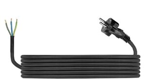 Резиновый соединительный кабель 3x1 1,5 м с прямым штекером цена и информация | Кабели и провода | pigu.lt