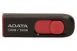 Atmintinė Adata C008 32GB, USB 2.0, Juoda/Raudona kaina ir informacija | USB laikmenos | pigu.lt