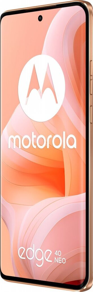 Motorola Edge 40 Neo 5G 12/256GB, Peach kaina ir informacija | Mobilieji telefonai | pigu.lt