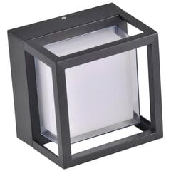 KANSAS Светодиодный настенный светильник для сада черный цена и информация | Настенные светильники | pigu.lt