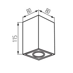 Lubinis šviestuvas Gord XS DLP-50-B цена и информация | Потолочные светильники | pigu.lt