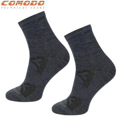 Trekingo kojinės iš merino vilnos, Comodo, mėlynos spalvos цена и информация | Мужские носки | pigu.lt