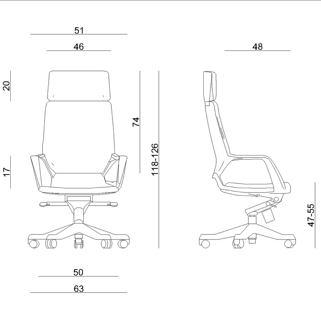 Ergonomiška kėdė Istuk Apollo, juoda kaina ir informacija | Biuro kėdės | pigu.lt