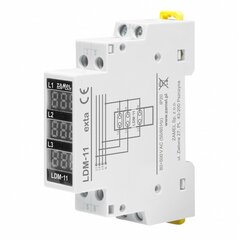 Modulinis 3 fazių skaitmeninis įtampos indikatorius LDM-11 kaina ir informacija | Elektros jungikliai, rozetės | pigu.lt