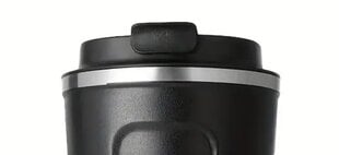 Kavos puodelis, 510 ml, juodas цена и информация | Термосы, термокружки | pigu.lt