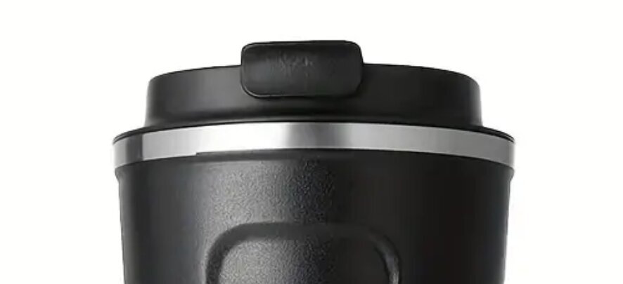Kavos puodelis, 510 ml, juodas цена и информация | Termosai, termopuodeliai | pigu.lt