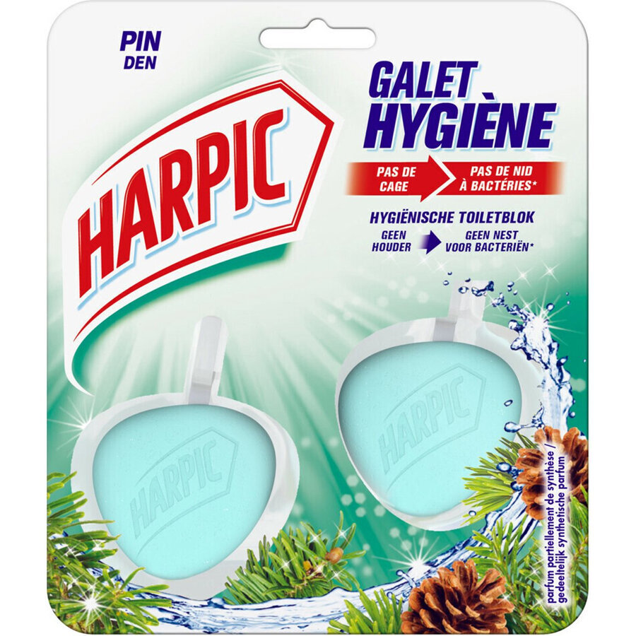 Harpic wc valiklis, 2x40 g цена и информация | Valikliai | pigu.lt