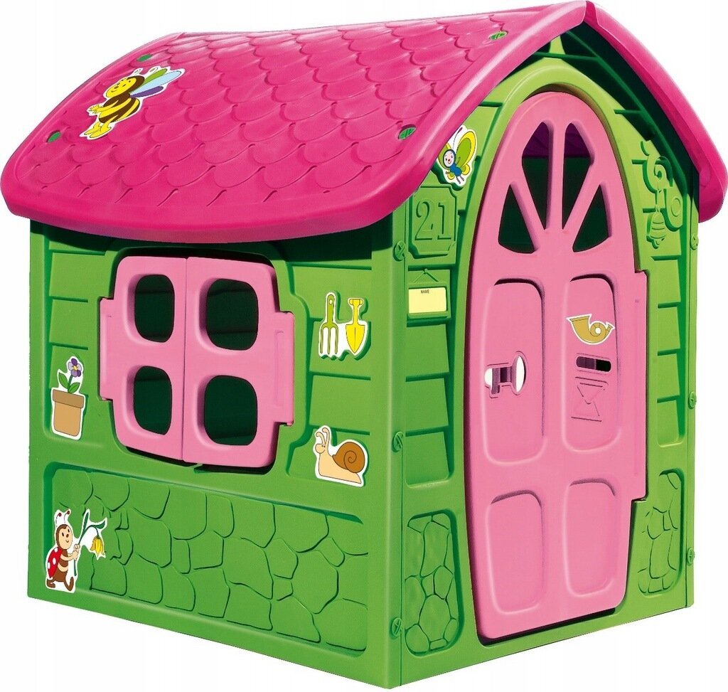 Vaikų žaidimų namelis Fluxar home 5004, žalias kaina ir informacija | Vaikų žaidimų nameliai | pigu.lt