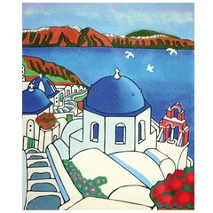 Rinkinys smėlio tapybai Santorini, 38x46 cm (SP-323) kaina ir informacija | Piešimo, tapybos, lipdymo reikmenys | pigu.lt