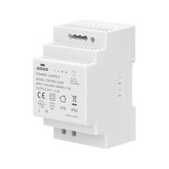 Источник питания для DIN-рейки 24VDC 2.5A 60W OR-PSU-1648 цена и информация | Выключатели, розетки | pigu.lt