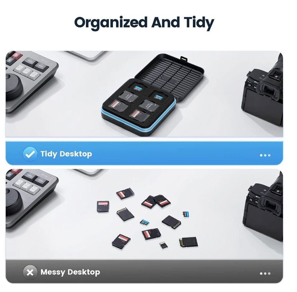 Orico SD card holder kaina ir informacija | Dėklai, krepšiai fotoaparatams ir objektyvams | pigu.lt