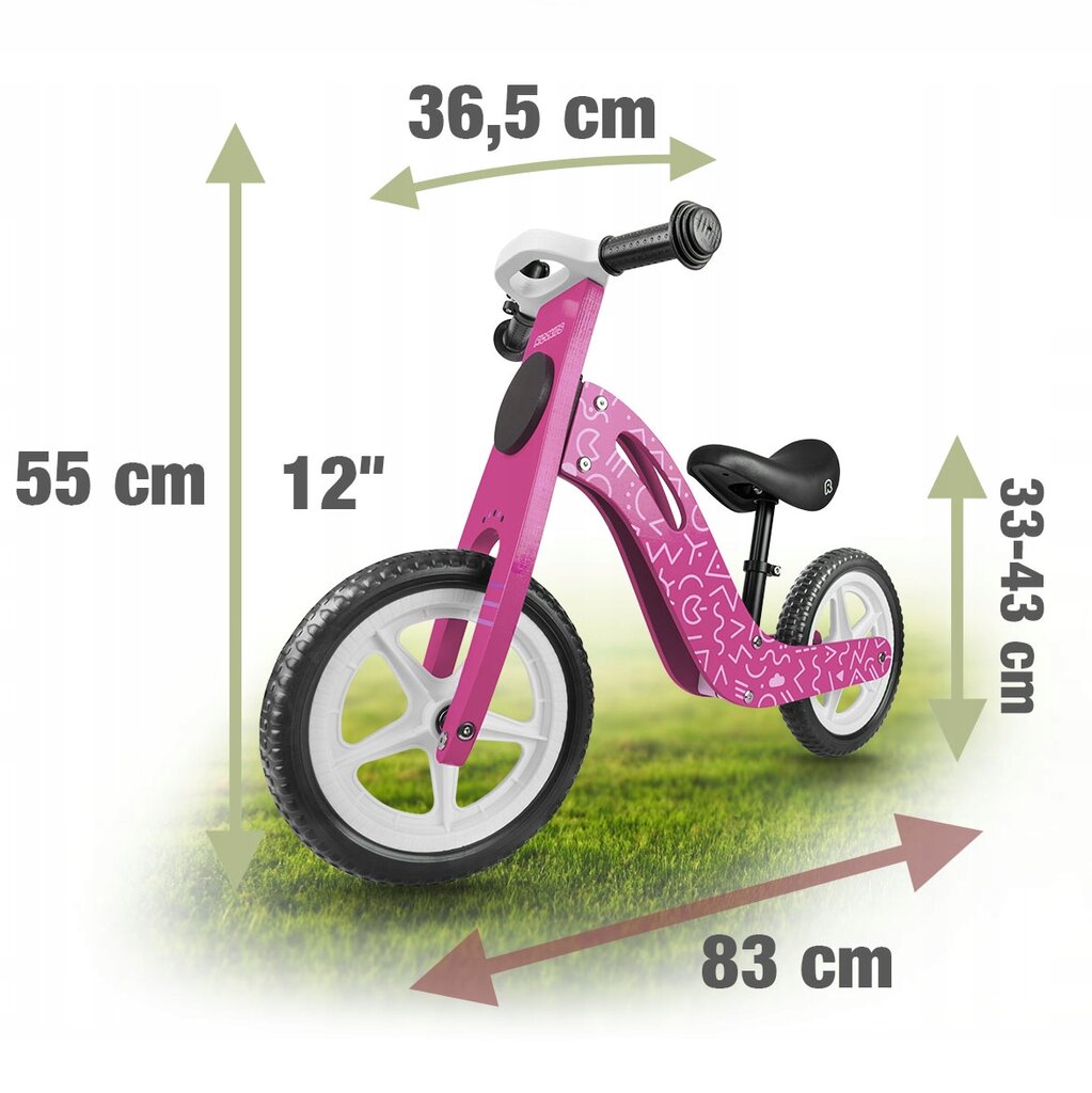 Balansinis dviratis Ricokids RC-614 kaina ir informacija | Balansiniai dviratukai | pigu.lt