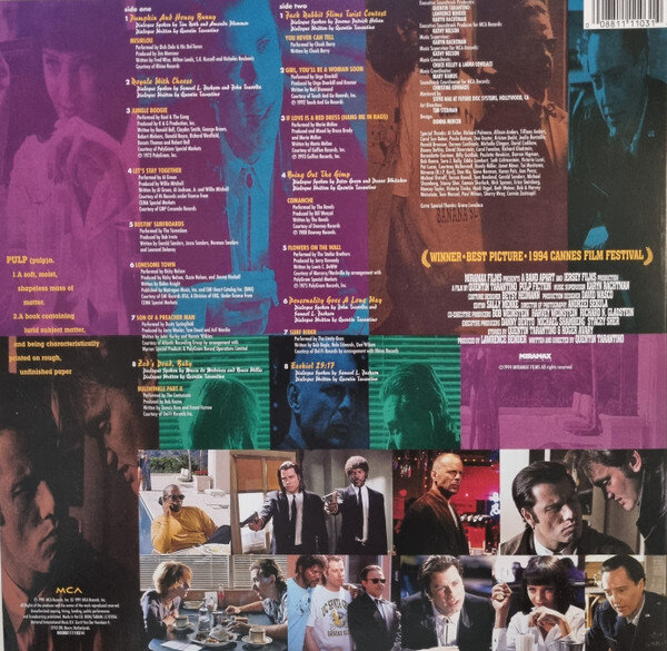 Vinilinė plokštelė Various Pulp Fiction цена и информация | Vinilinės plokštelės, CD, DVD | pigu.lt